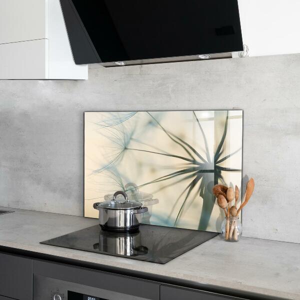 Szkło na ścianę do kuchni Piękny Delikatny Dmuchawiec