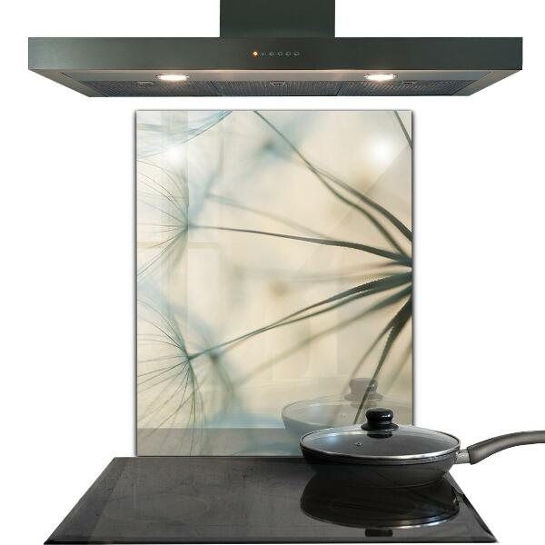 Szkło na ścianę do kuchni Piękny Delikatny Dmuchawiec