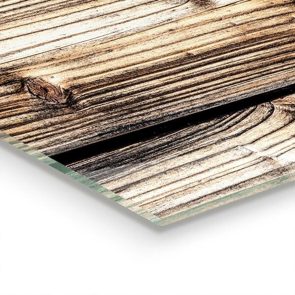 Lacobel do kuchni Stary Dąb Drewno