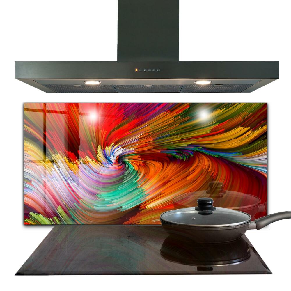 Panel szklany do kuchni Energiczna Mieszanka Barw