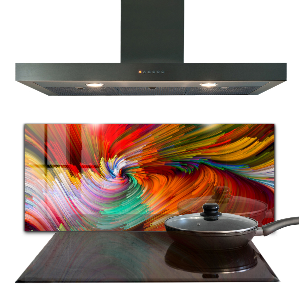 Panel szklany do kuchni Energiczna Mieszanka Barw