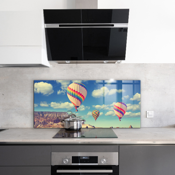 Panel szklany do kuchni Cappadocia Balony Turcja
