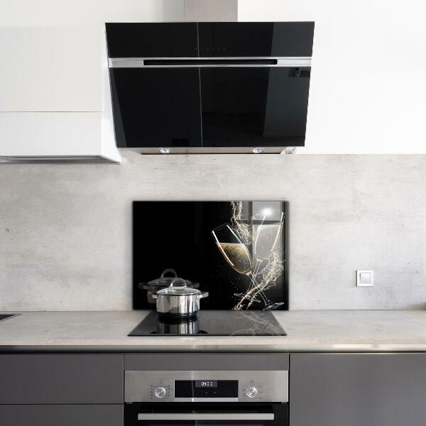 Panel szklany do kuchni Toast Szampańska Noc