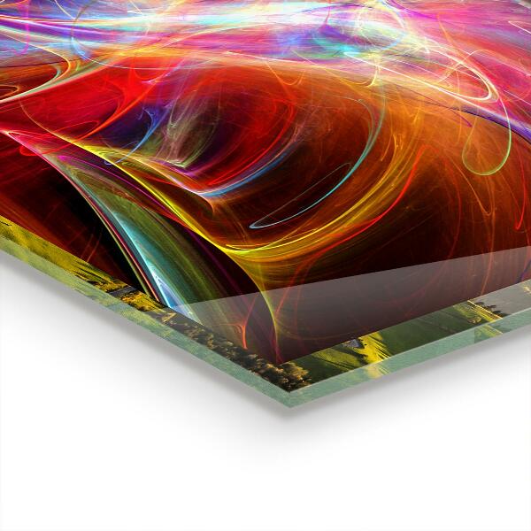 Panel szklany do kuchni Energetyczna Mieszanka Barw