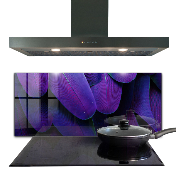 Lacobel do kuchni Pióra Egzotycznego Ptaka