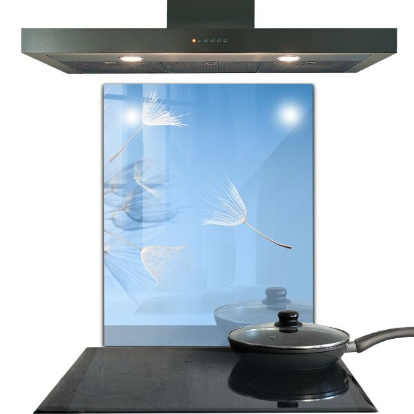 Szkło na ścianę do kuchni Delikatne Dmuchawce