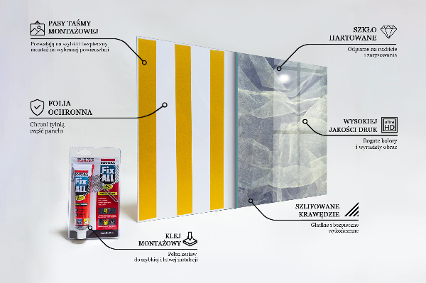 Panel szklany do kuchni Galaktyka Chaos Fantazja
