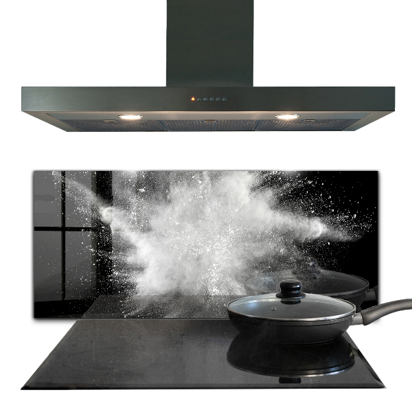 Panel szklany do kuchni Wybuch Proszku Abstrakcja