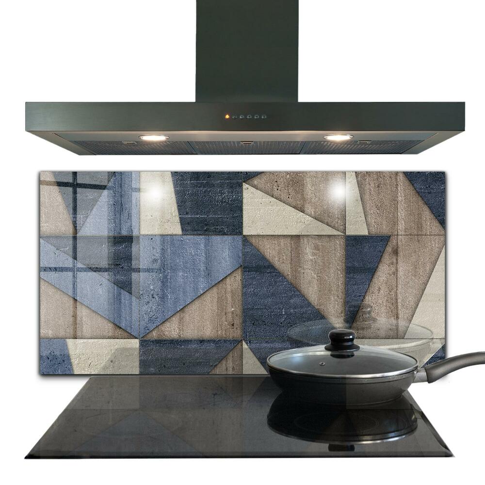 Panel szklany do kuchni Geometryczna Abstrakcja