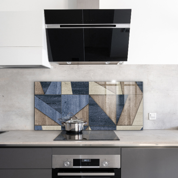 Panel szklany do kuchni Geometryczna Abstrakcja