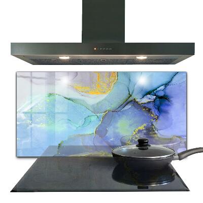 Panel szklany do kuchni Energia Błękitu Abstrakcja