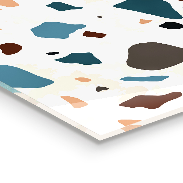 Szkło do kuchni na ścianę Terrazzo Lastryko Kamień