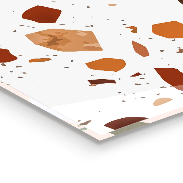 Szkło do kuchni na ścianę Terrazzo Lastryko Kamień