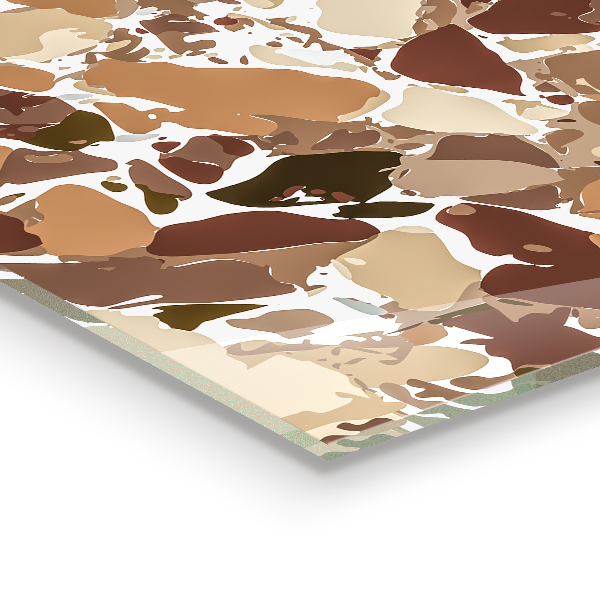 Szkło do kuchni na ścianę Terrazzo Kamień Naturalny