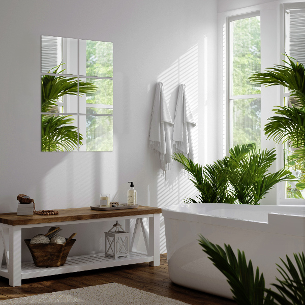 Płytki lustrzane 6 szt. 16x16 cm