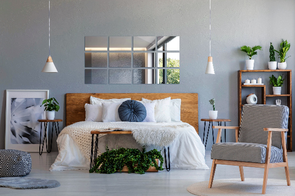 Lustrzane płytki 6 szt. 30x16 cm