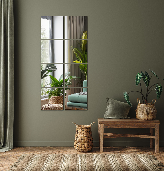 Kafelki lustrzane 6 szt. 30x30 cm