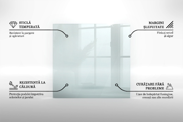 Szkło hartowane pod kominek h40