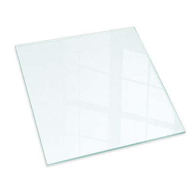 Prostokątne szkło pod kozę półprzezroczyste 50x50 cm