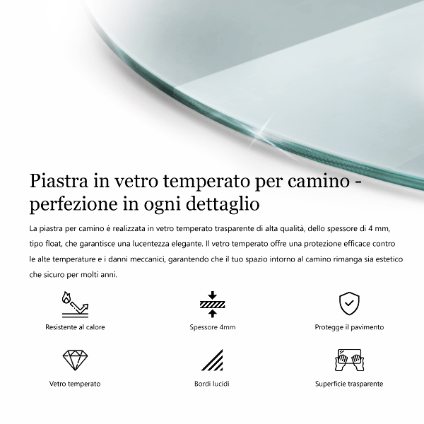 Podkładka pod kominek 80x70 cm