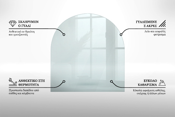 Podkładka pod kominek 80x70 cm