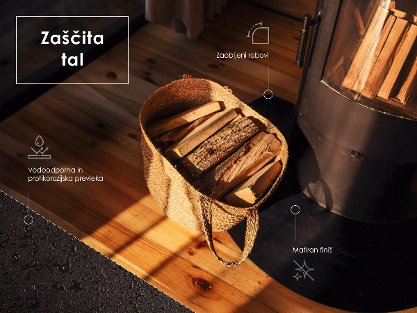 Podstawka pod kominek z czarnej blachy 100x80 cm