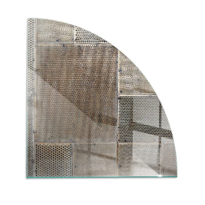 Szyba hartowana pod kominek Wzór perforowanej blachy