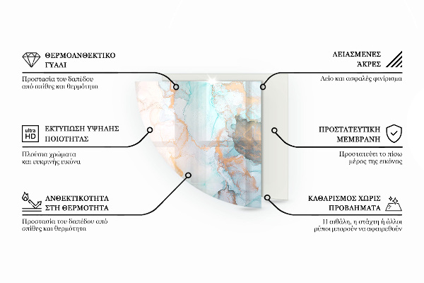 Płyta pod piec Wzory mozaikowe w kafelkach
