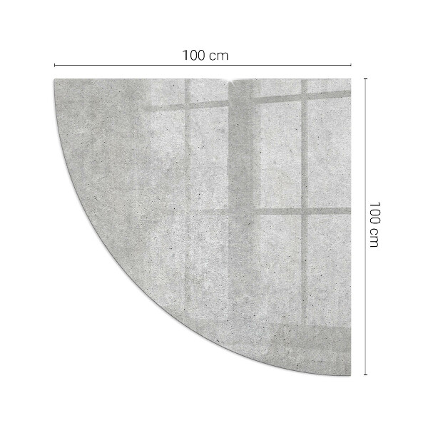 Szyba hartowana pod kominek Tekstura surowego betonu
