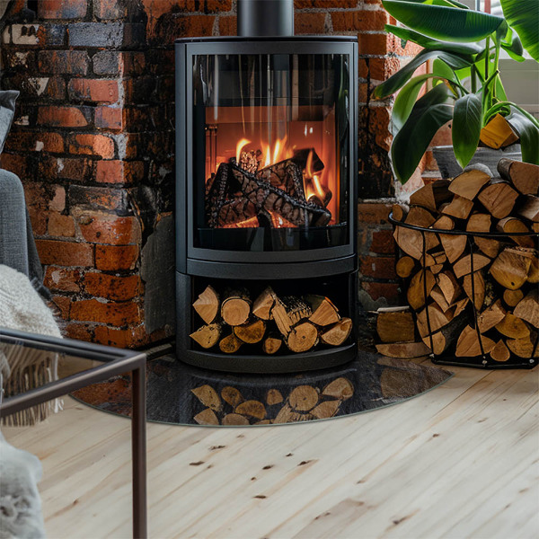 Płyta pod piec Tekstura kamiennej powierzchni