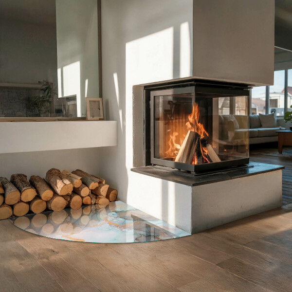 Płyta pod piec Abstrakcyjny wzór płynny