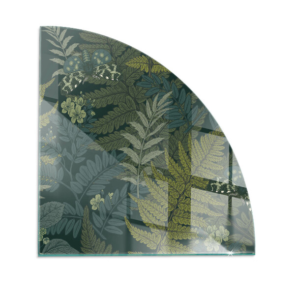 Płyta pod piec Motywy roślinne z motylami