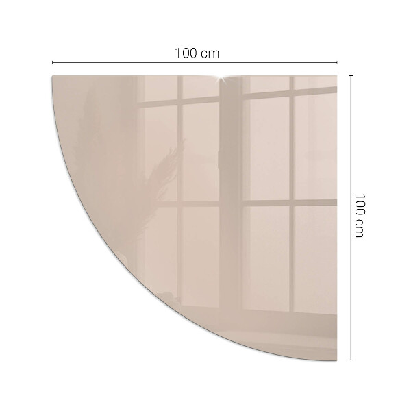 Szyba hartowana pod kominek Kolor Jasnobrązowy