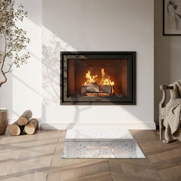 Panel kominkowy Wzór z drobnymi kształtami