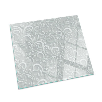 Panel kominkowy Elegancki wzór roślinny