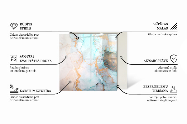 Panel kominkowy Geometryczny wzór 3D