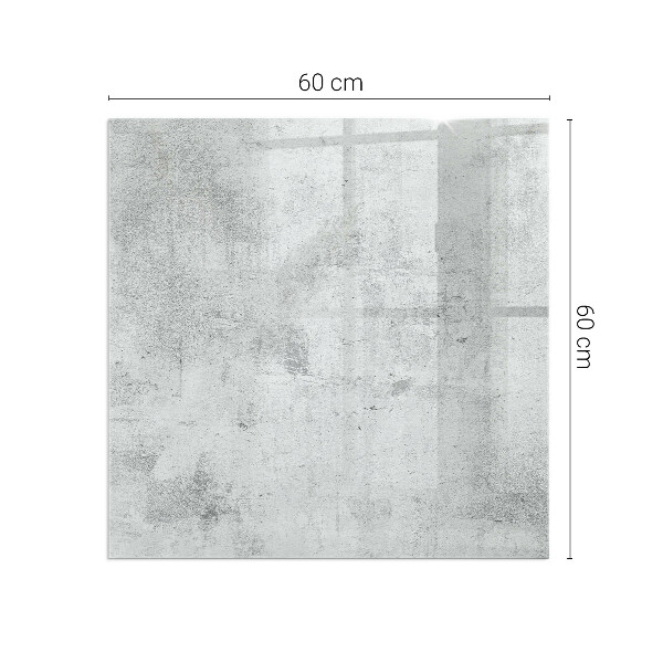 Szkło hartowane pod kominek Tekstura surowego betonu