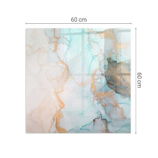 Szkło hartowane pod kominek Abstrakcyjny wzór płynny