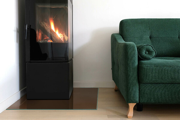 Panel kominkowy Kolor Brązowy