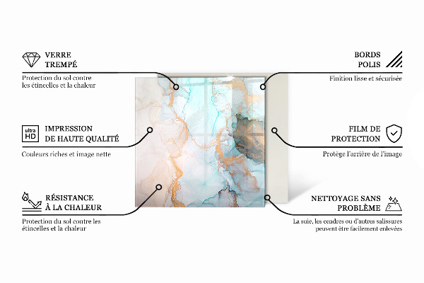 Panel kominkowy Kolor Beżowy