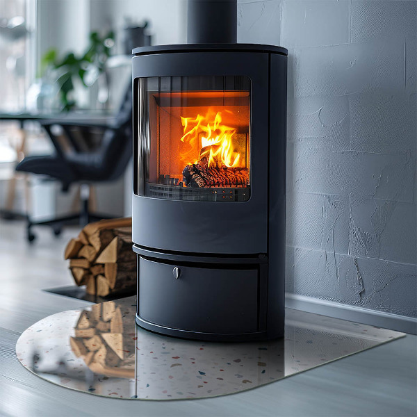 Szkło hartowane pod kozę Wzór z drobnymi kształtami