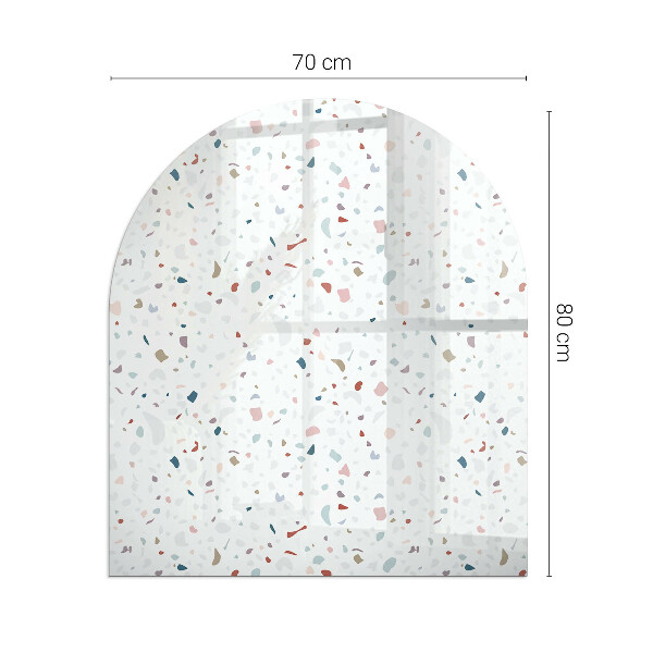 Szkło hartowane pod kozę Wzór z drobnymi kształtami