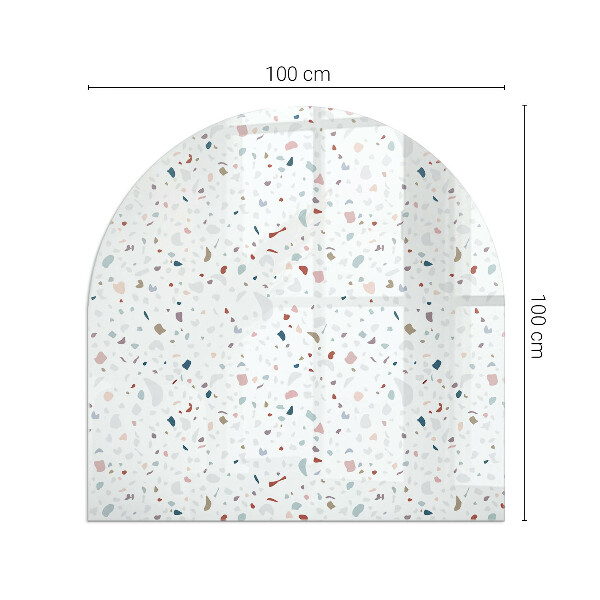 Szkło hartowane pod kozę Wzór z drobnymi kształtami