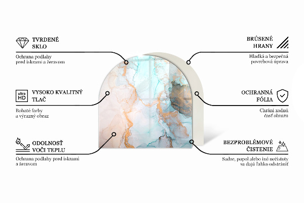 Szkło pod kozę Tekstura kamiennej powierzchni