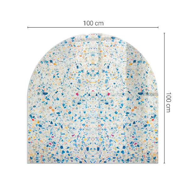 Szkło pod kozę Abstrakcyjny wzór tekstury