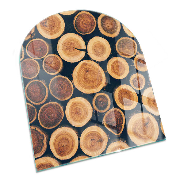 Szkło hartowane pod kozę Skrzynka z drewnem ściętym