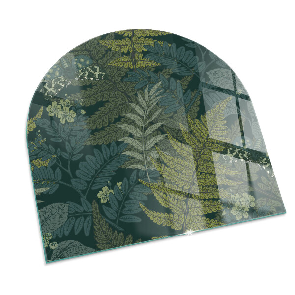 Szkło pod kozę Motywy roślinne z motylami