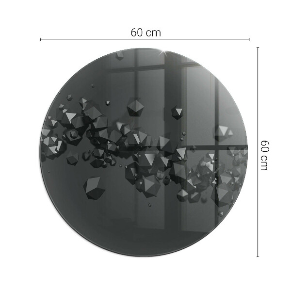 Podstawka pod kominek Abstrakcyjna chmura brył