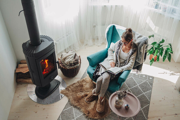 Szyba pod kominek Wzór z drobnymi kształtami