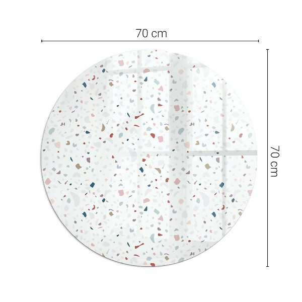 Szyba pod kominek Wzór z drobnymi kształtami